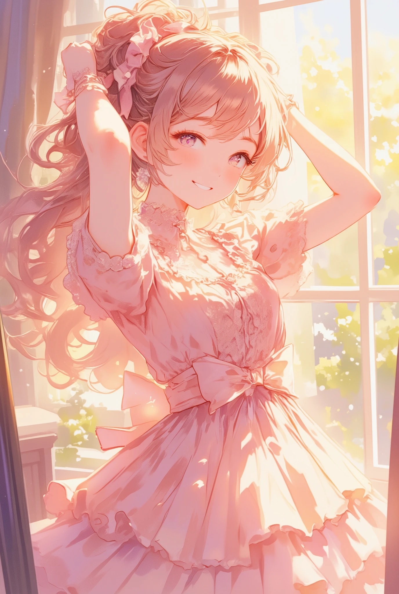 髪を結うお姉さん | の人気AIイラスト・グラビア