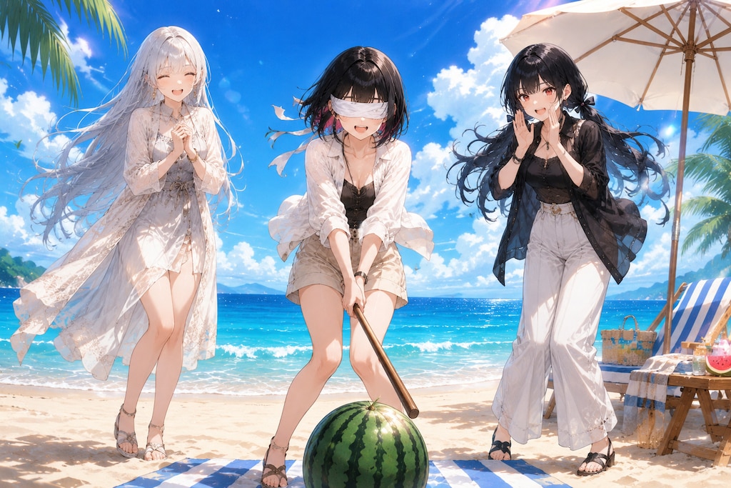 スイカ割り🍉
