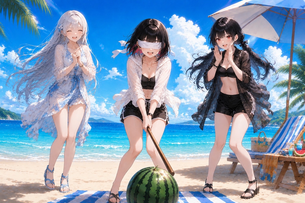 スイカ割り🍉