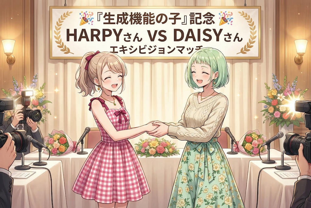 「生成機能の子」記念　HARPYさん VS DAISYさん エキシビジョンマッチ開催🎊🎉