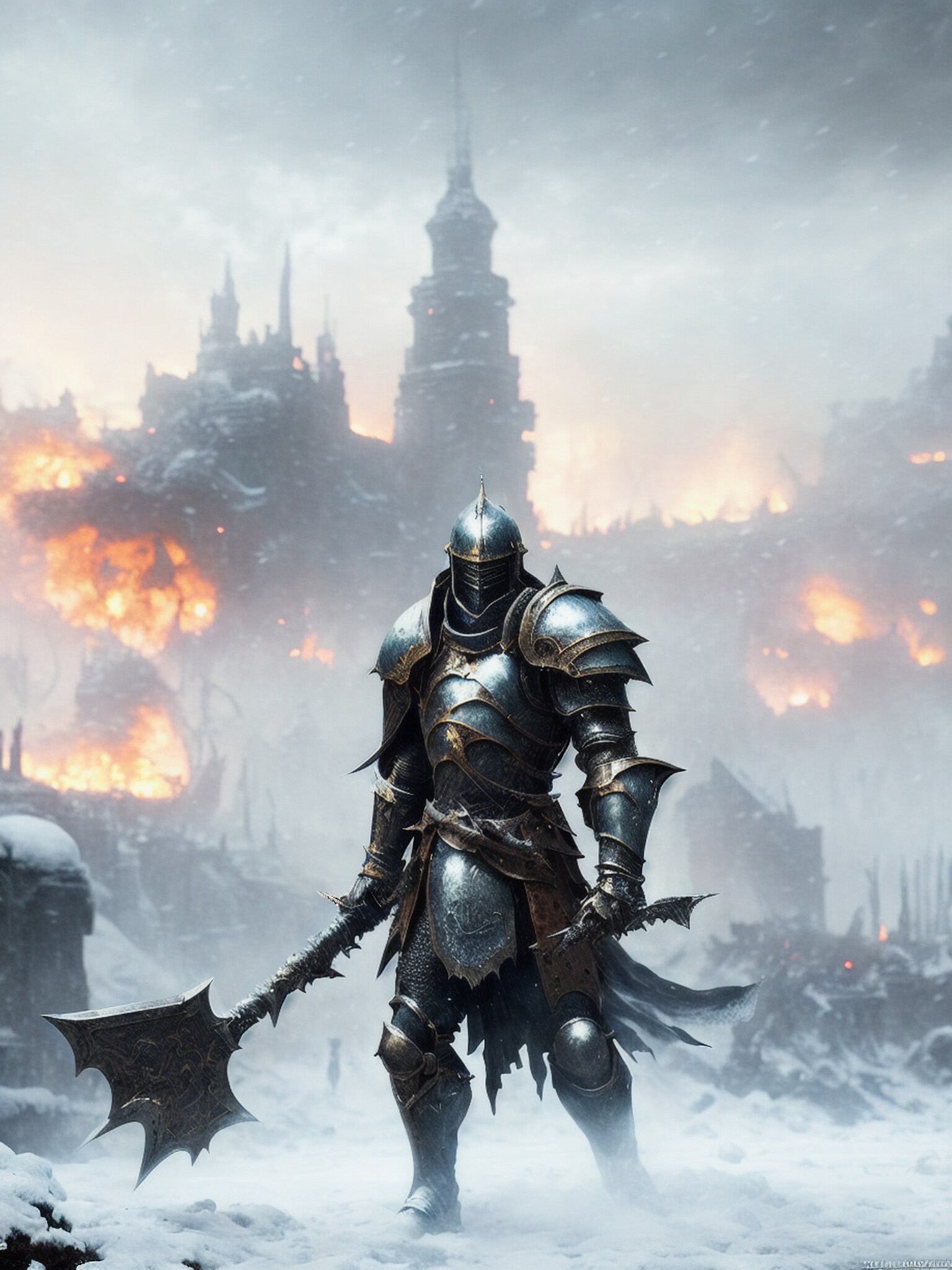 Knight with Axe