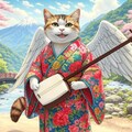 猫天使シャミネは三味線を弾く【うちの子】 5枚目