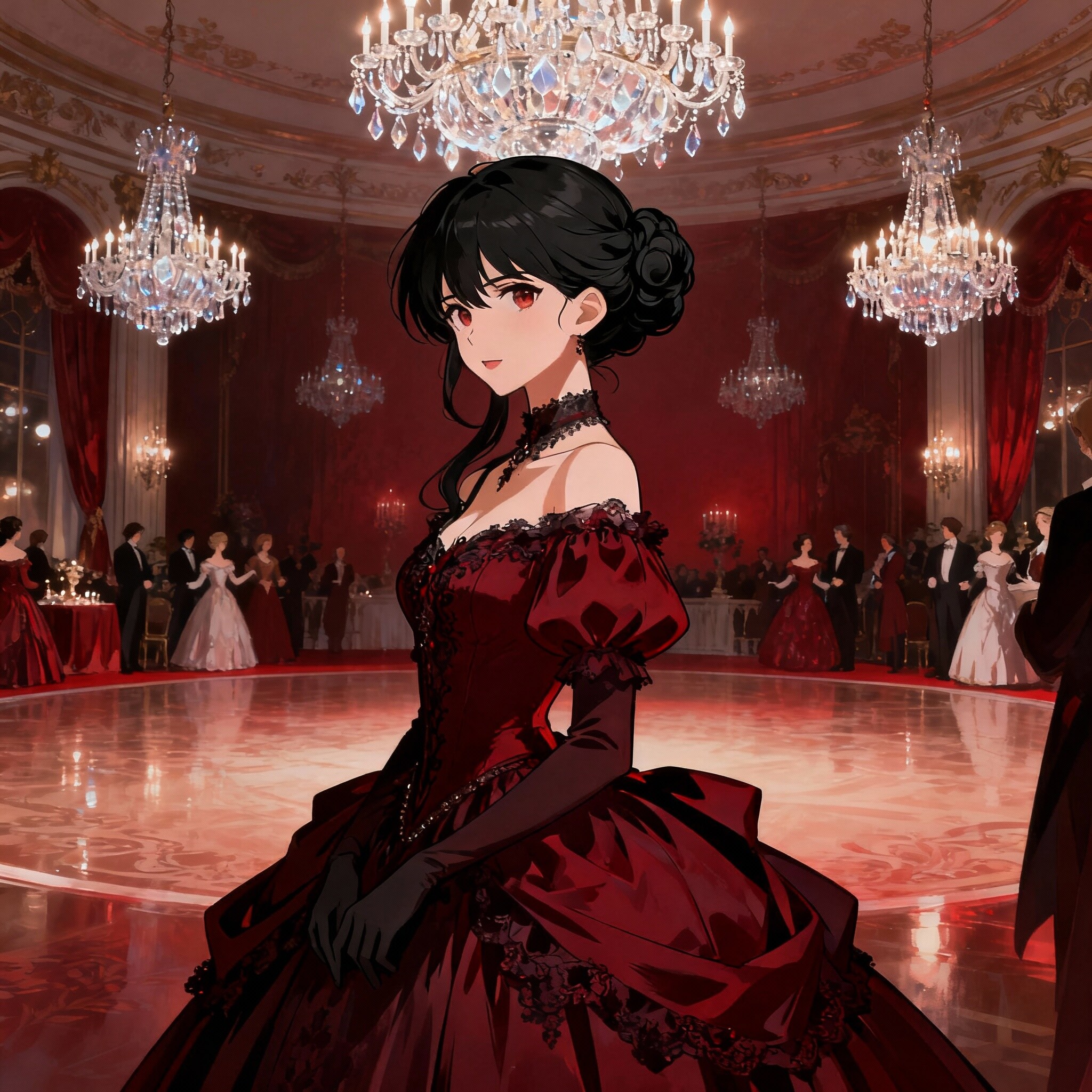 黒髪の公爵姫 | の人気AIイラスト・グラビア