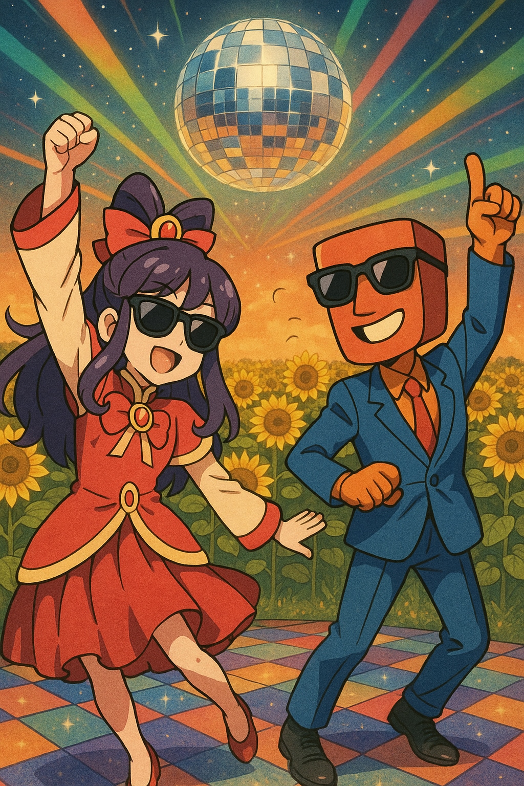 小説『月と向日葵、踊るミッドナイト』【ニャンノ世界】