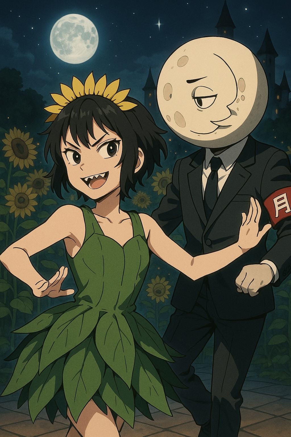 小説『月と向日葵、踊るミッドナイト』【ニャンノ世界】