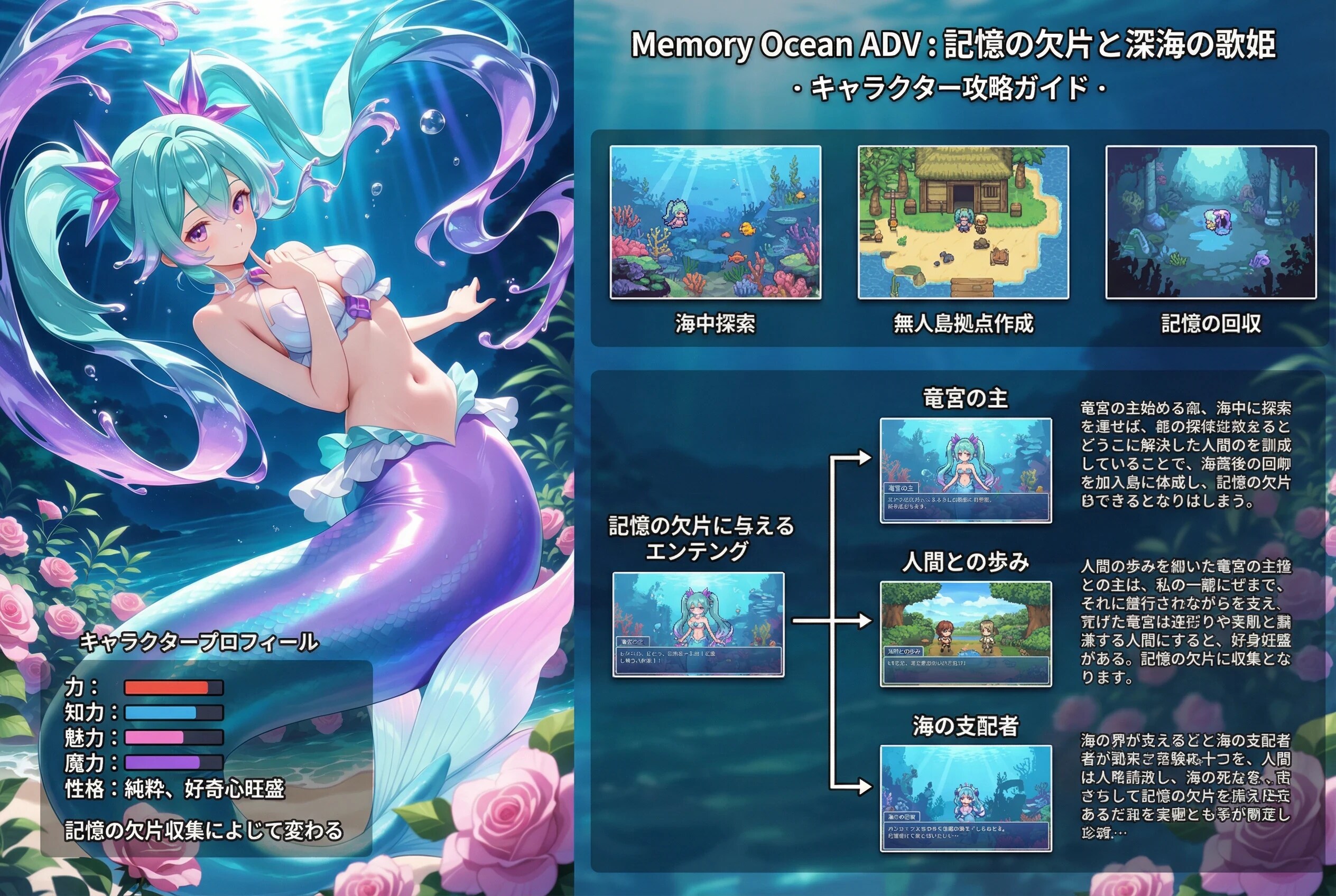 ゲーム:記憶の欠片と深海の歌姫