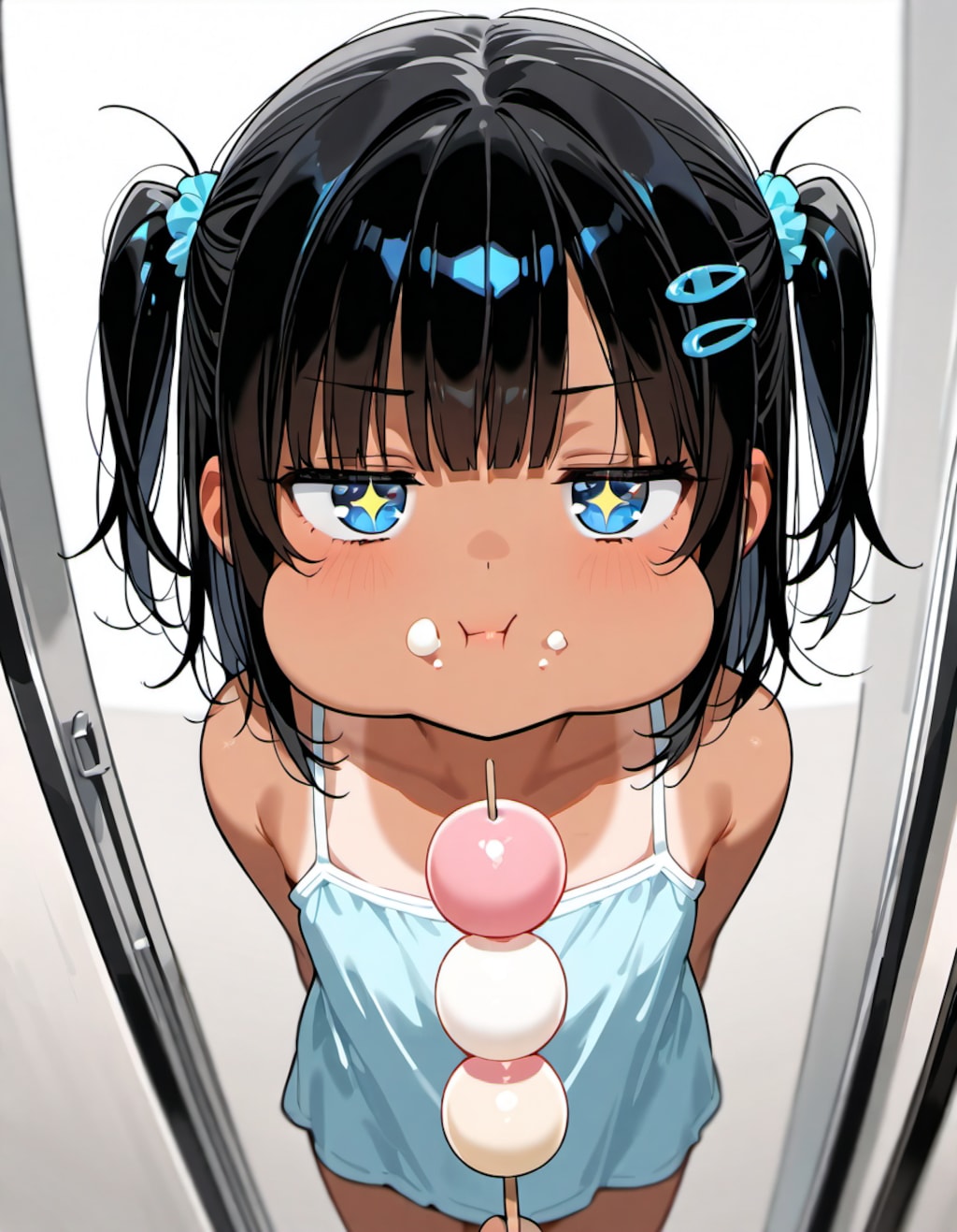 餌付けされるこなつちゃん