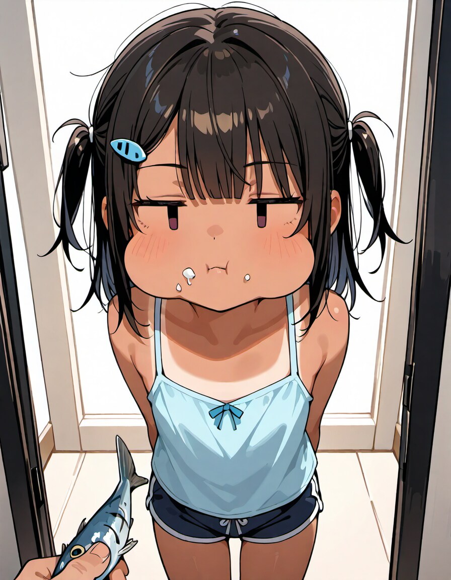 餌付けされるこなつちゃん | の人気AIイラスト・グラビア