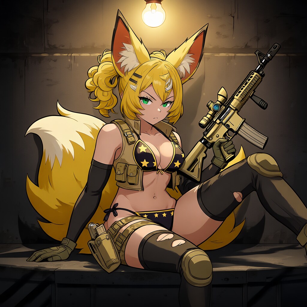 伝説の傭兵キツネ娘