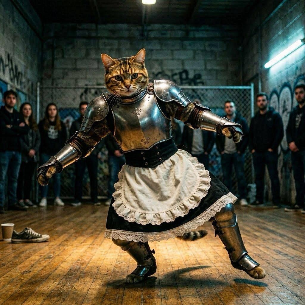 アーマーメイド猫