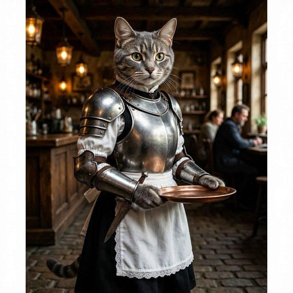 アーマーメイド猫