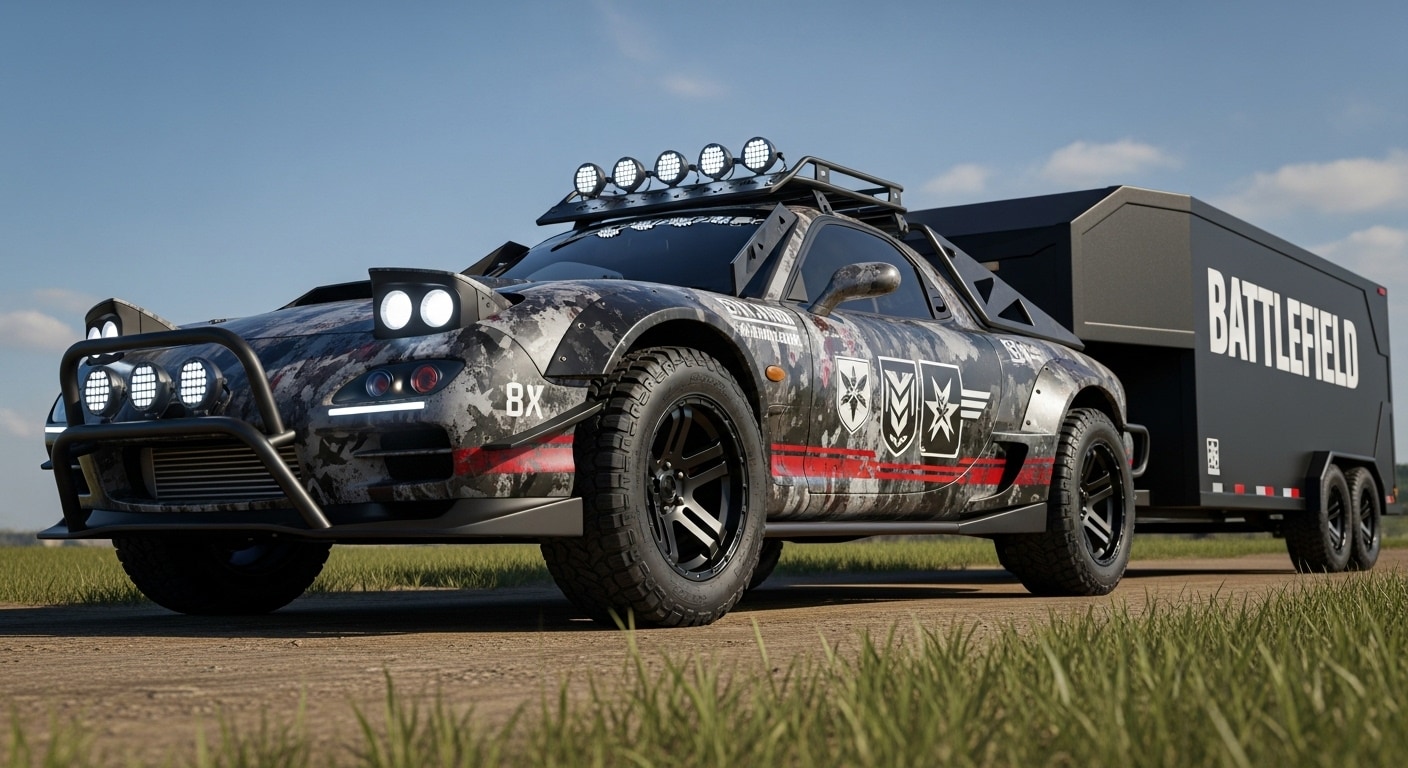 FD3Sバトルフィールド軍用車 | の人気AIイラスト・グラビア