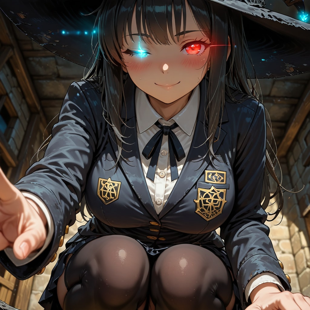 つんつん/おはよう。紛い物の魔女さん。