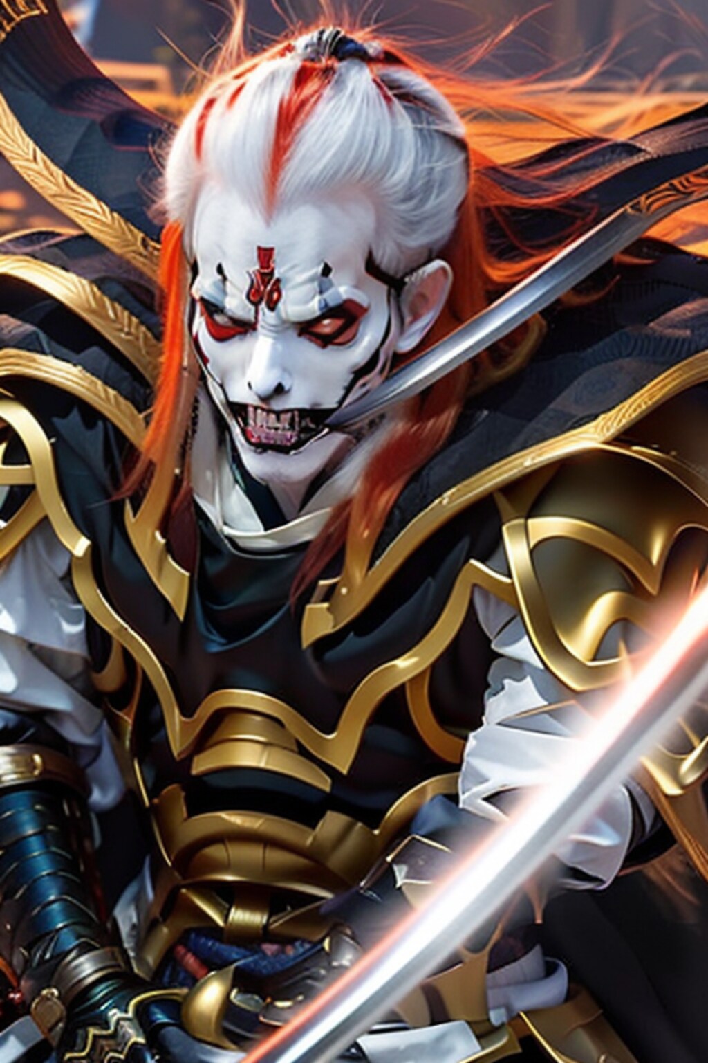 絶体絶命の平景清(源平討魔伝)