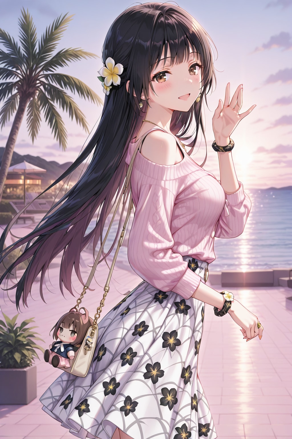 リゾートで浮かれる子 | の人気AIイラスト・グラビア