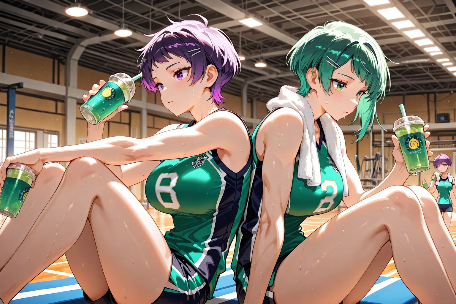 バレー部主将さんとデカ妹さん