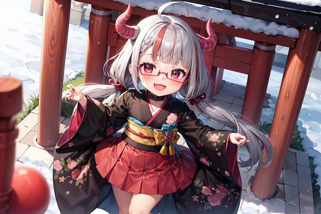 お正月着物🎍（アップしそこねてた
