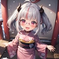 お正月着物🎍（アップしそこねてた 4枚目