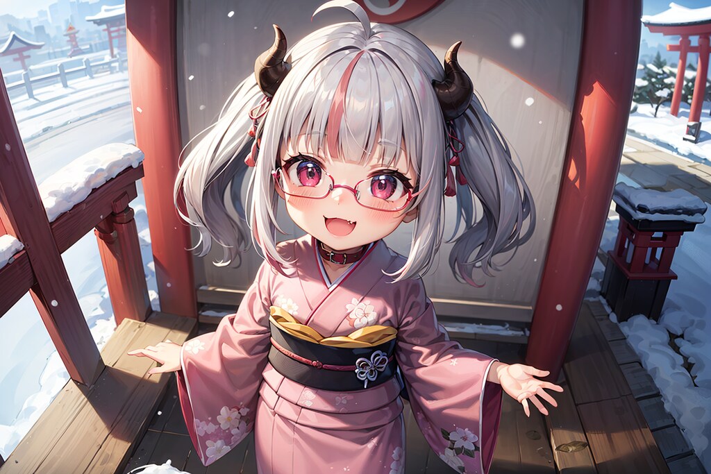 お正月着物🎍（アップしそこねてた