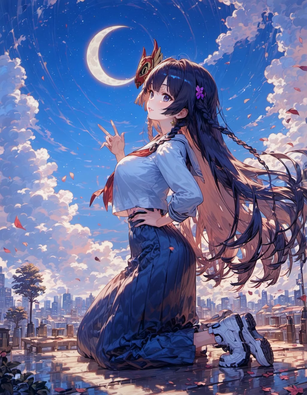 The Guardian of the Crescent Night