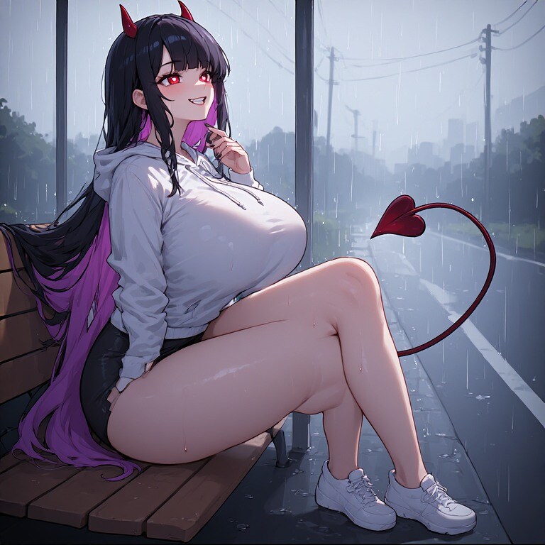 脱ぎがちなあの子に服を着せてみたPerchanceちゃんパーカー編