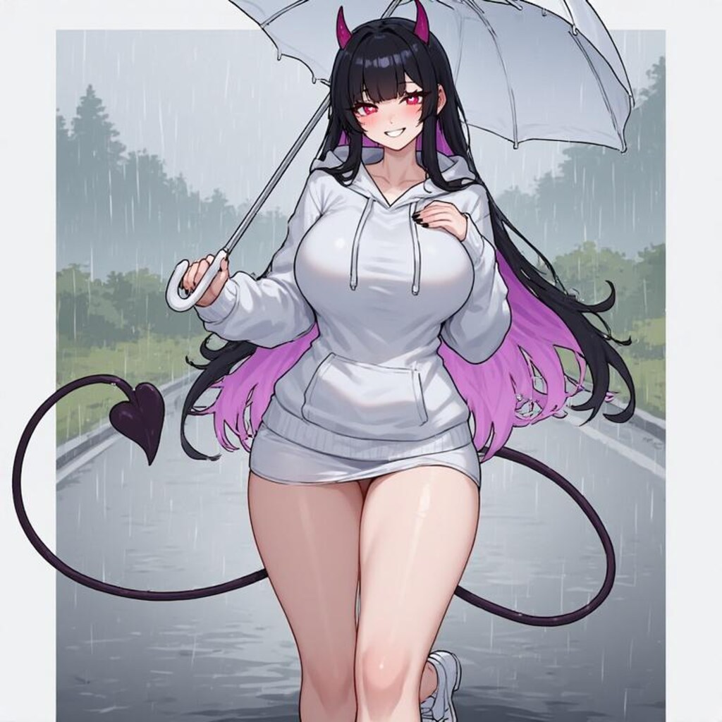脱ぎがちなあの子に服を着せてみたPerchanceちゃんパーカー編