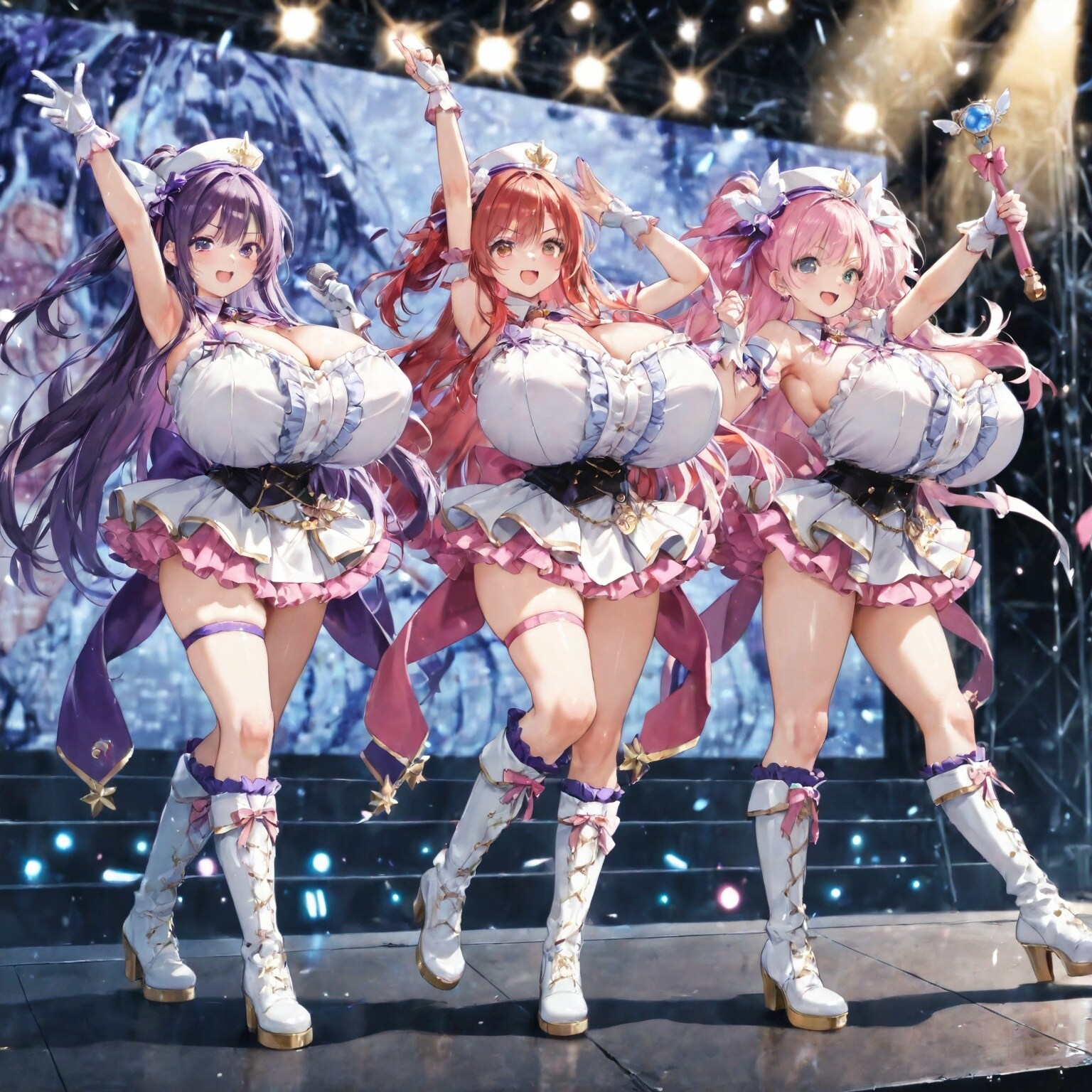 爆盛り魔法アイドル少女