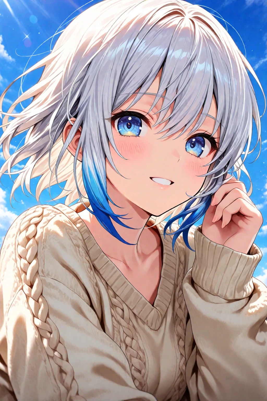 今日も朝から頑張ってね！そらが応援しているよ！ | の人気AIイラスト・グラビア