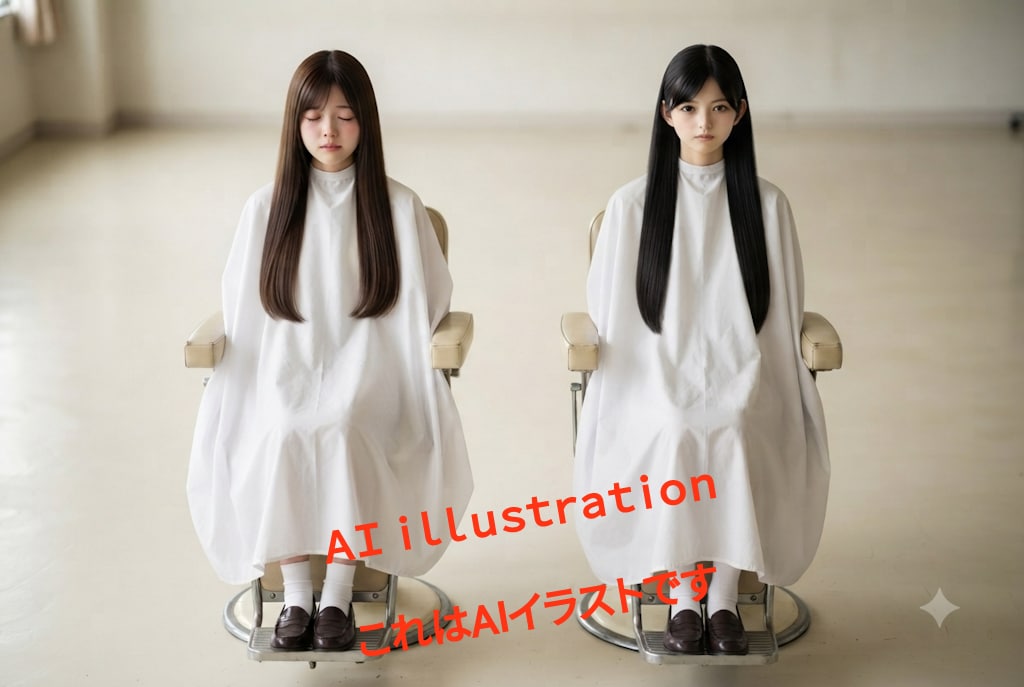 ボクの夢とはいえ、どこか異様な空間。  ボクにとってのふたりの初恋の美少女。 彼女たちは椅子に座らされたまま、ポニーテールを解かれて──  後に強まっていく嗜好が──