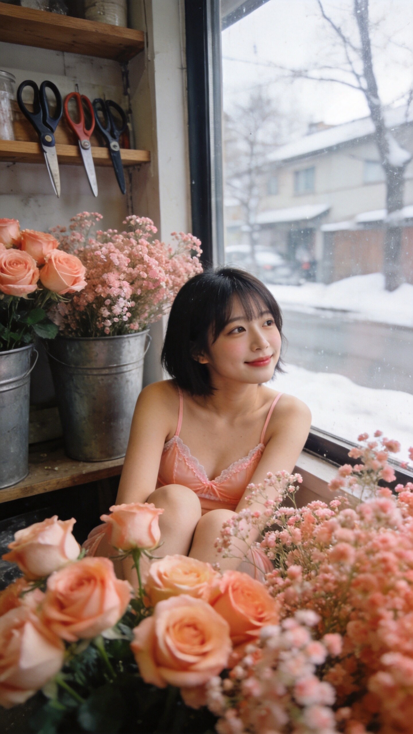 A Quiet Morning in Pink