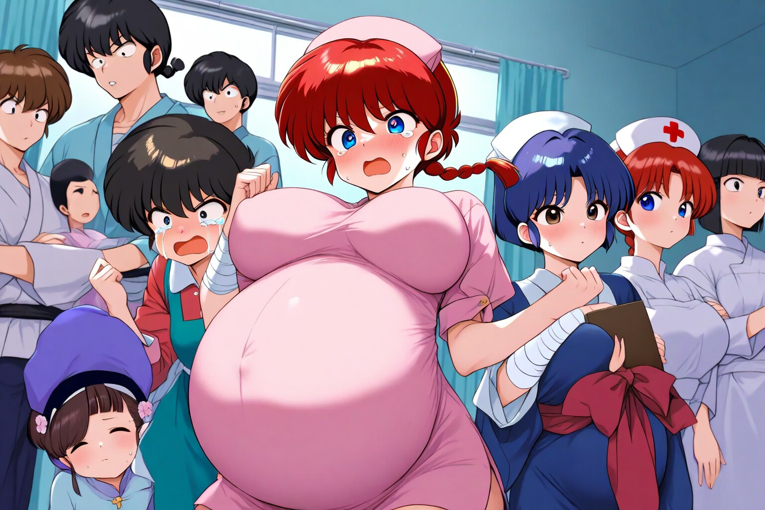 お腹、はち切れそう！