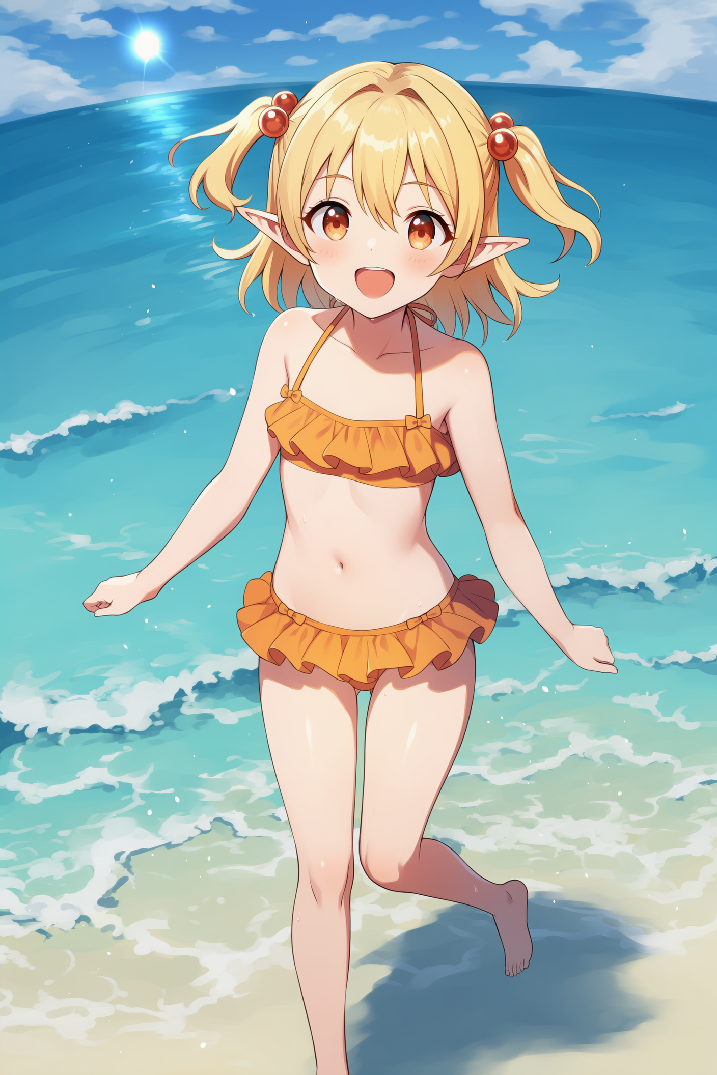 フリルビキニのエルフさん