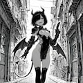 魔族とディルド 2枚目