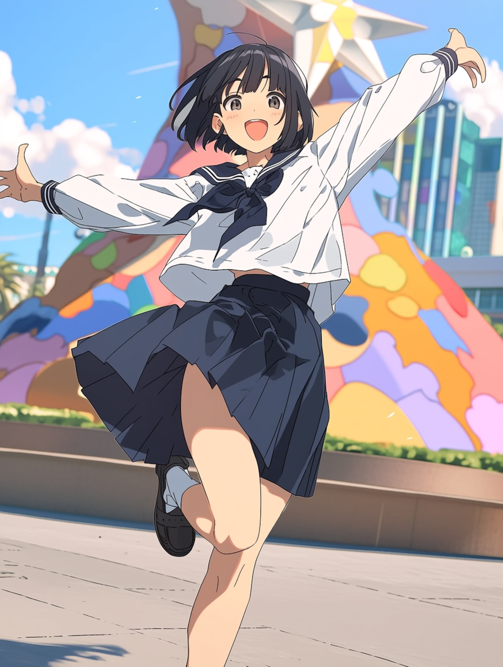何かのオブジェ前