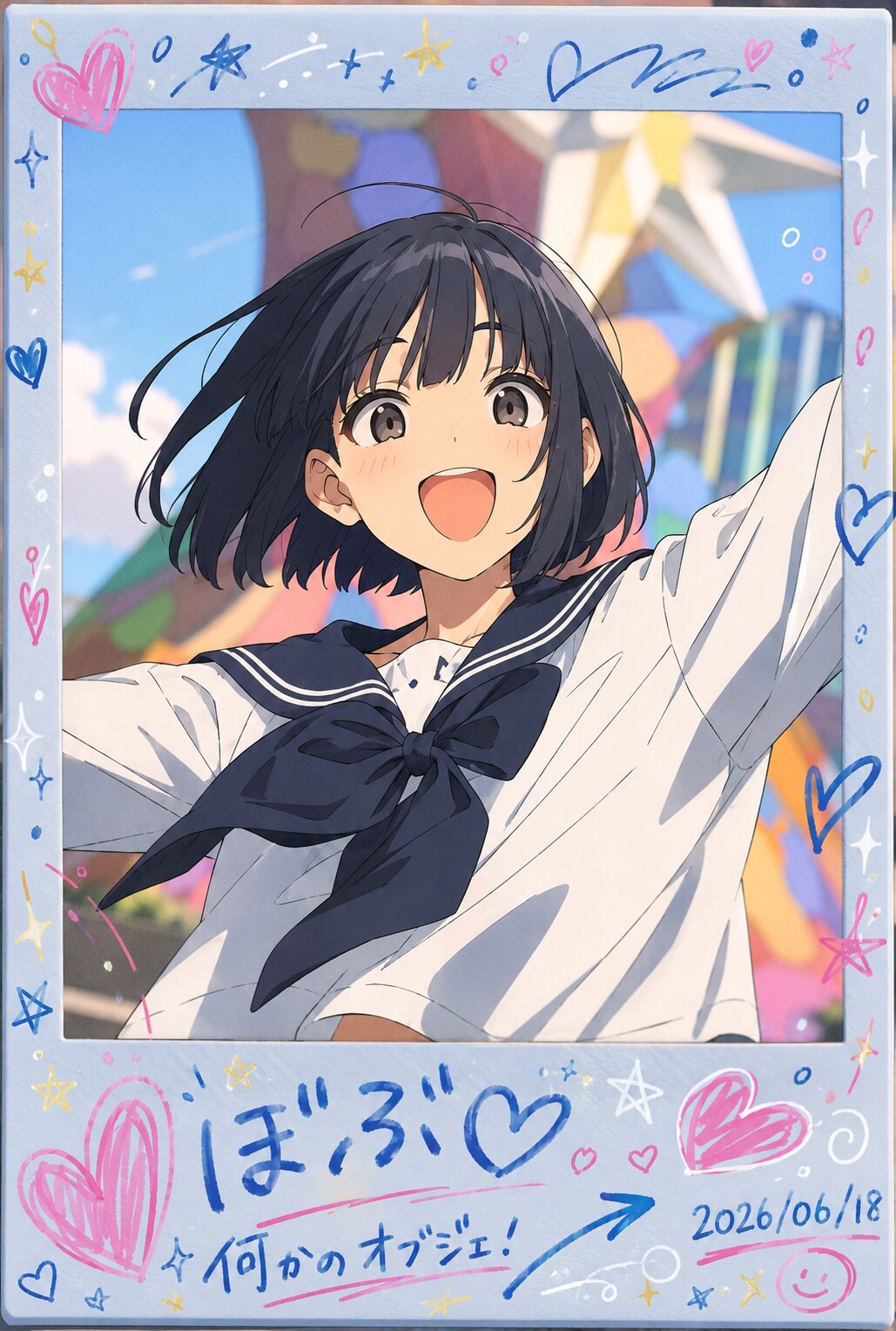何かのオブジェ前
