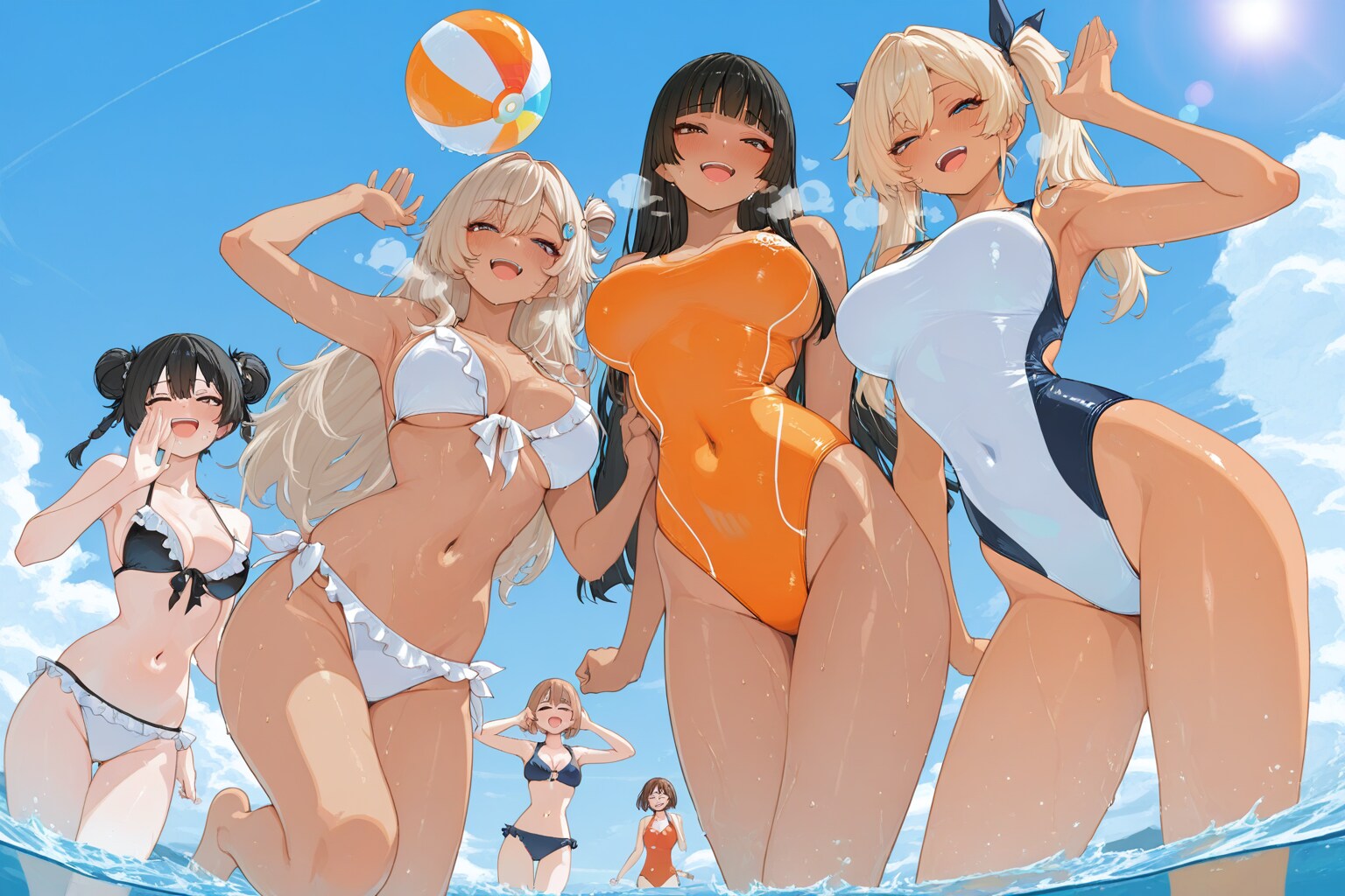 海水浴ギャル