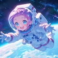 宇宙遊泳 4枚目