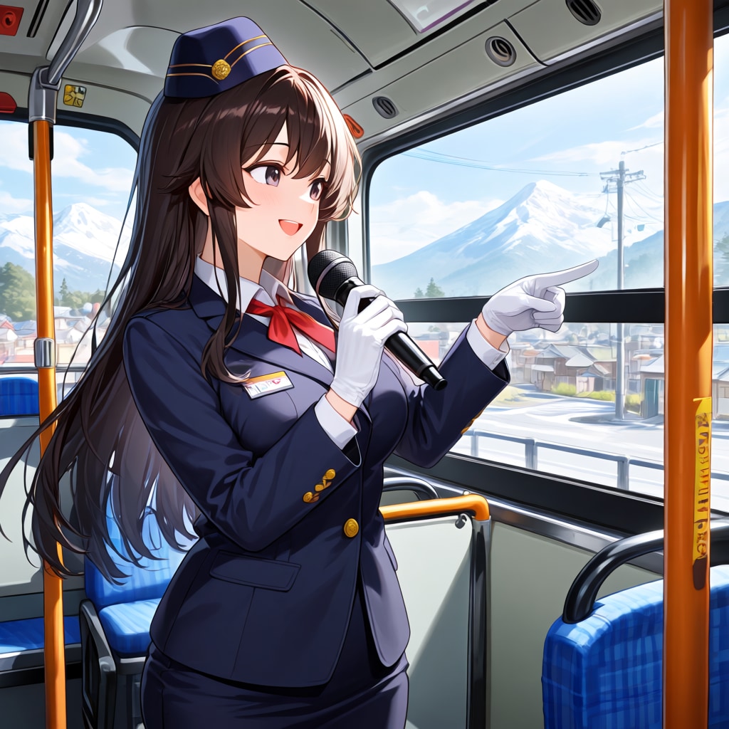バスガイドさんと行く山あいの温泉郷♨️