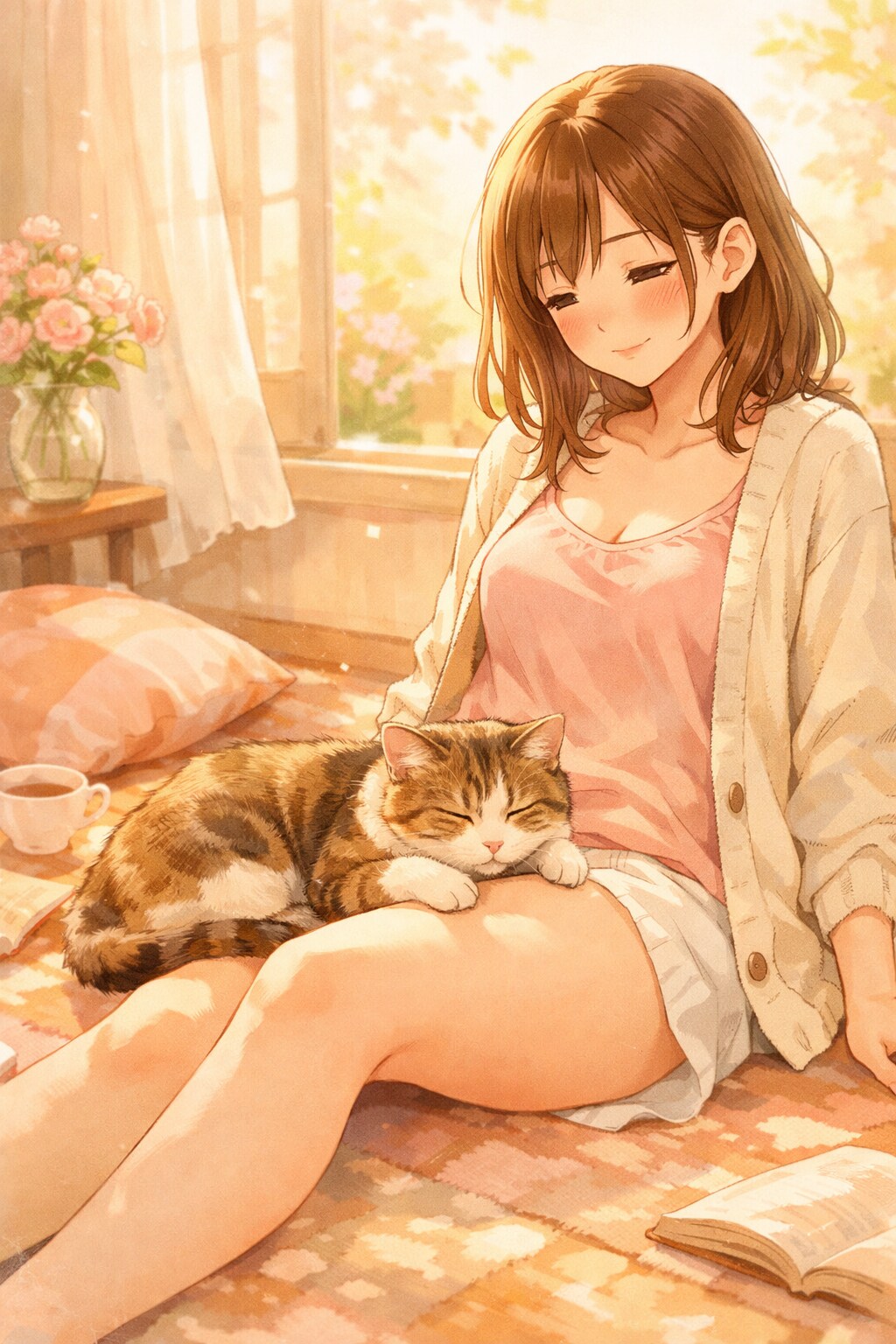 春の時間か 　静けさ編んで　夜を待つ
