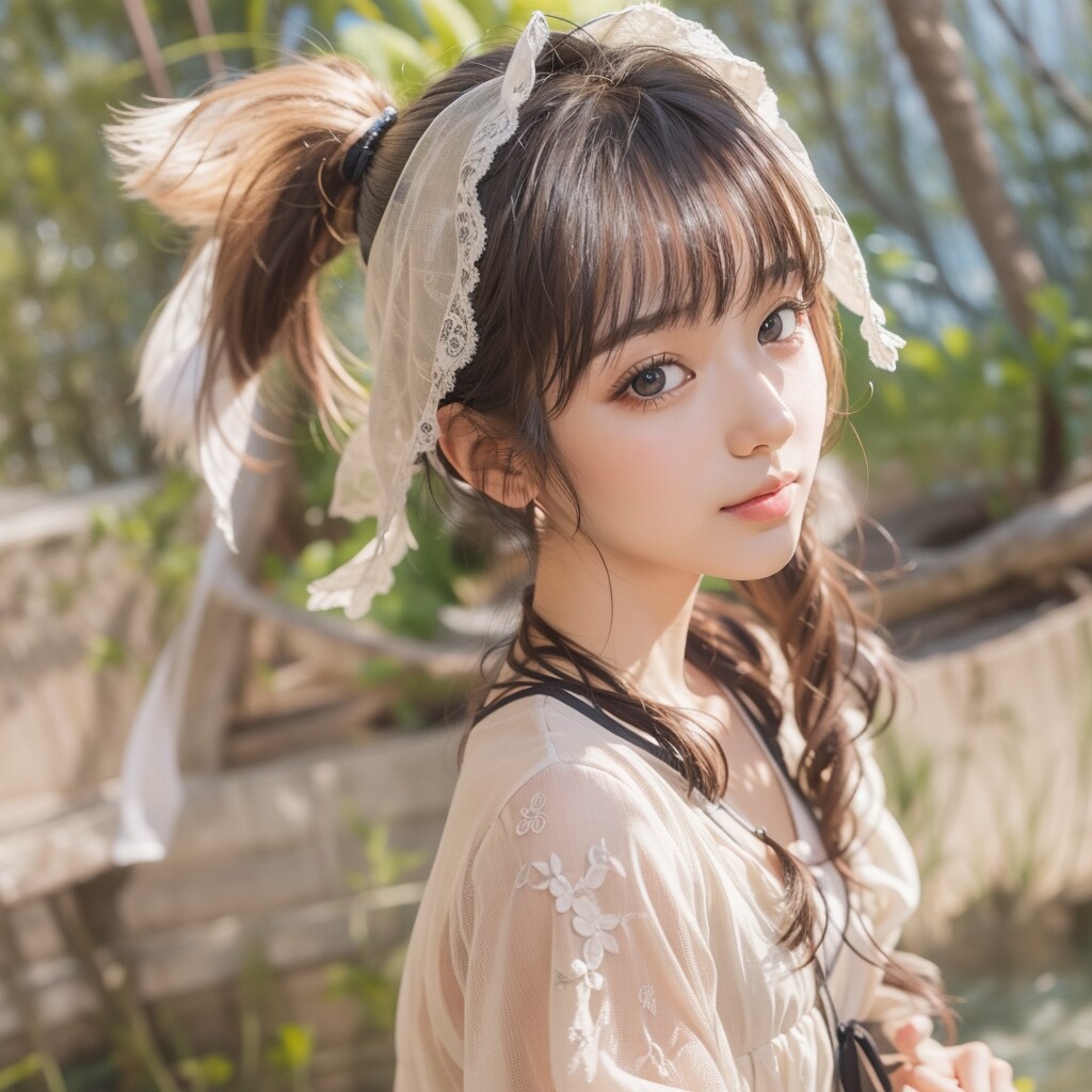 農家の娘さん