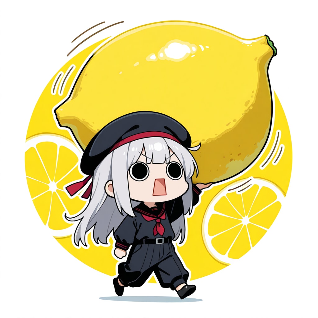 檸檬を運ぶえらいこっちゃ嬢