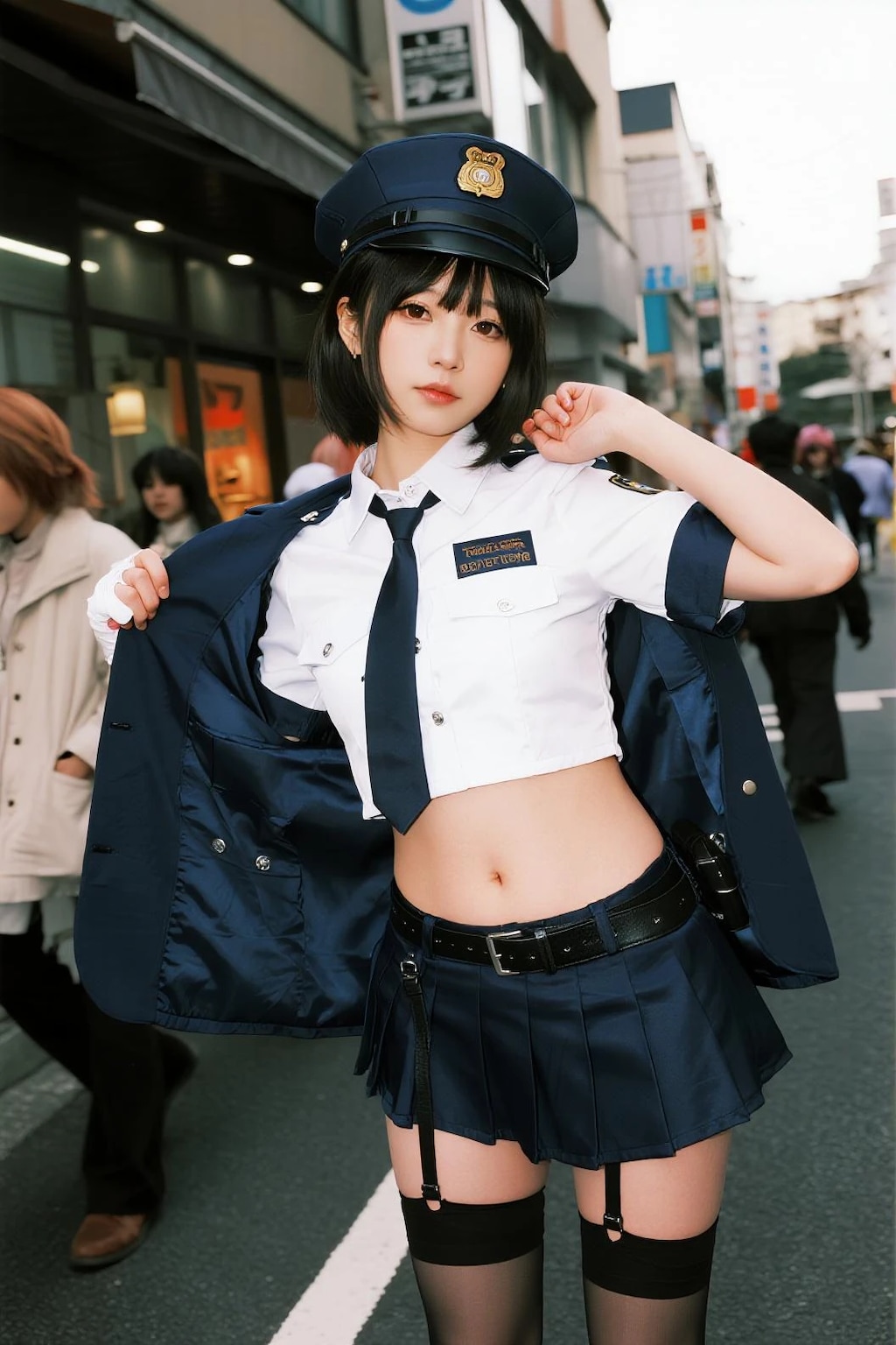 へそ出しポリス