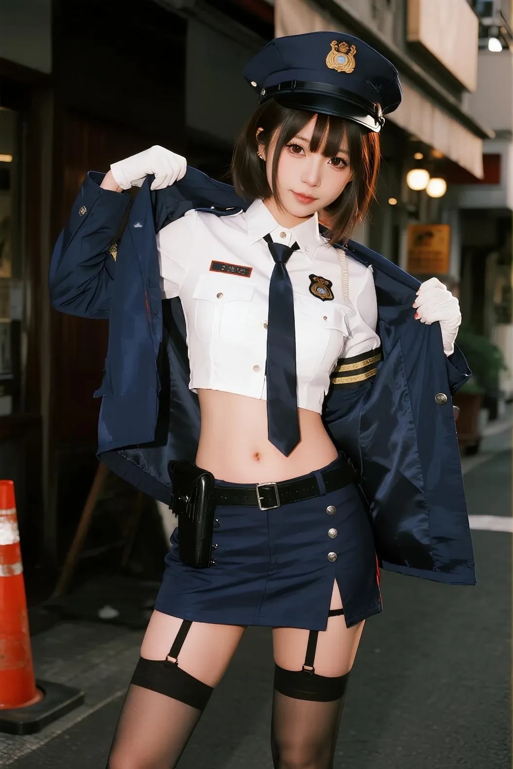 へそ出しポリス