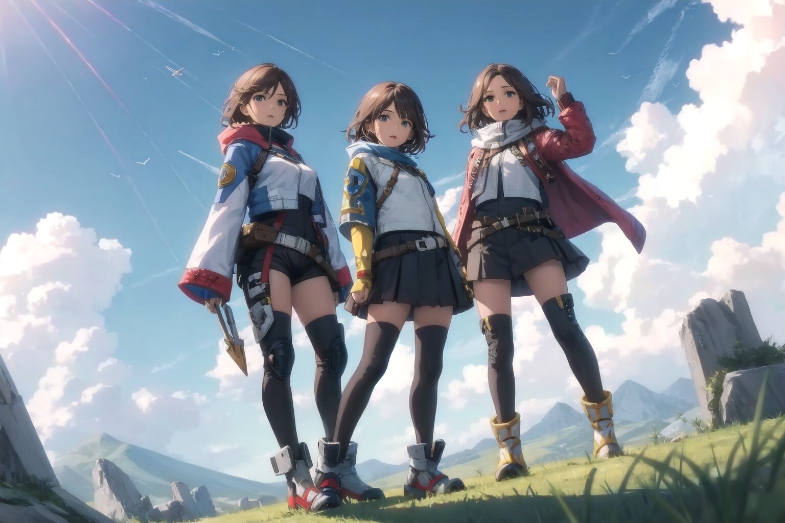 デスティニイ　大空の子 | の人気AIイラスト・グラビア