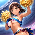 色々短めなチアリーダーさん 2枚目