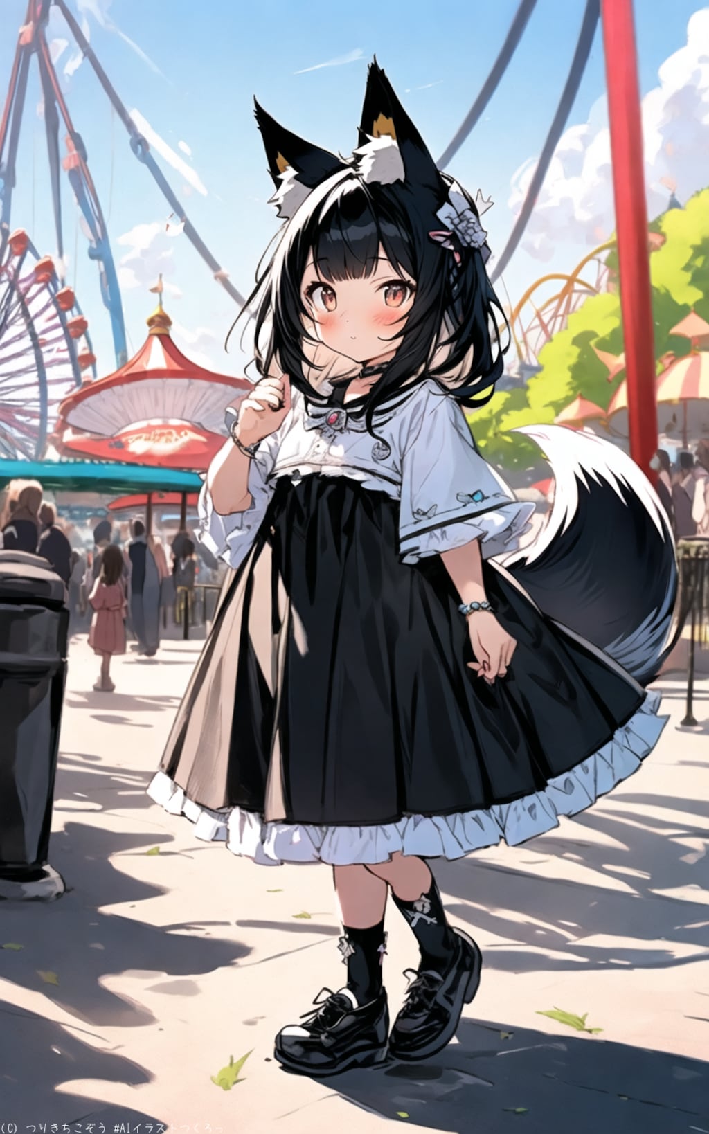 遊園地と音々さん