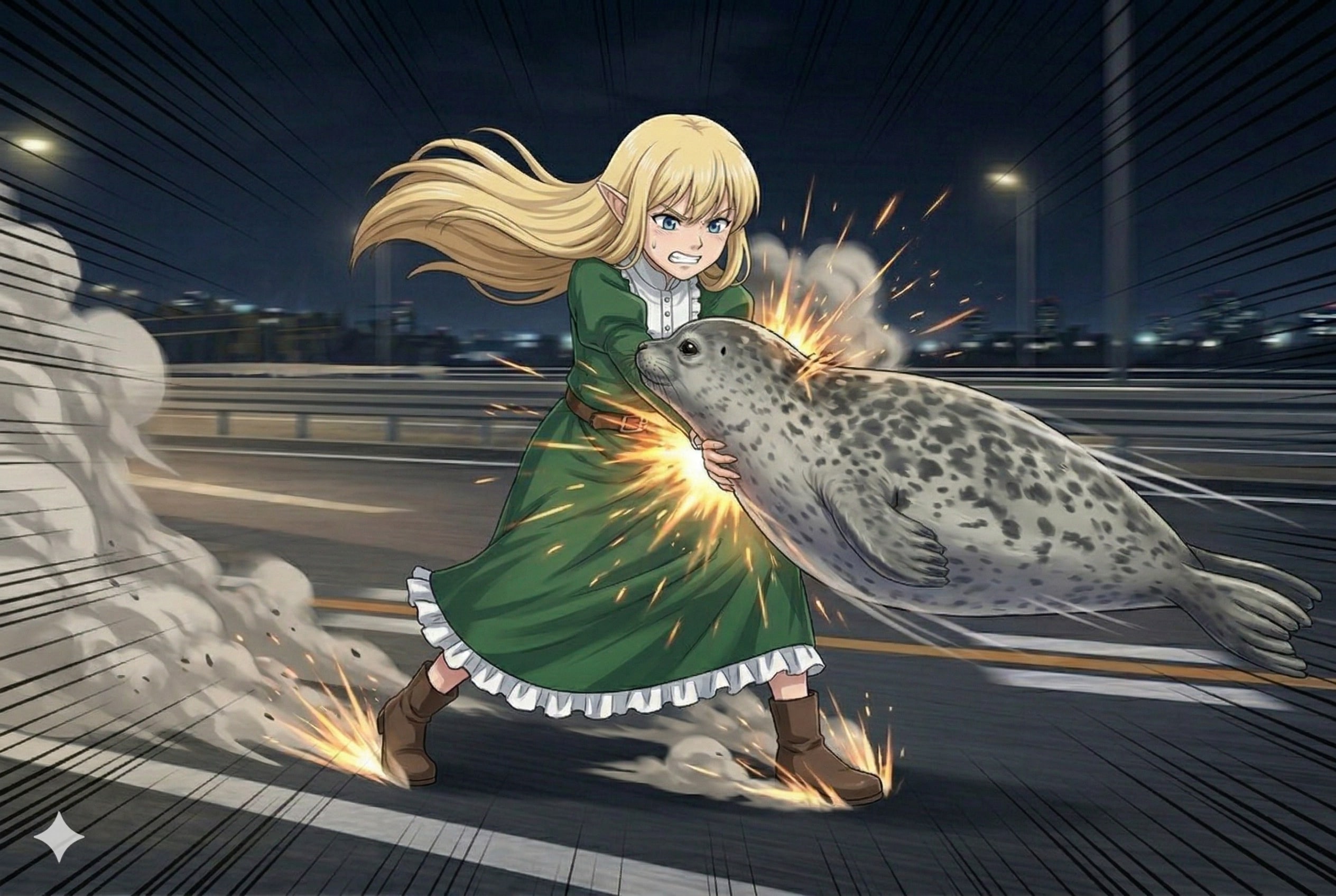 たかがアザラシ一匹！ワイがどないかするわい！ | の人気AIイラスト・グラビア