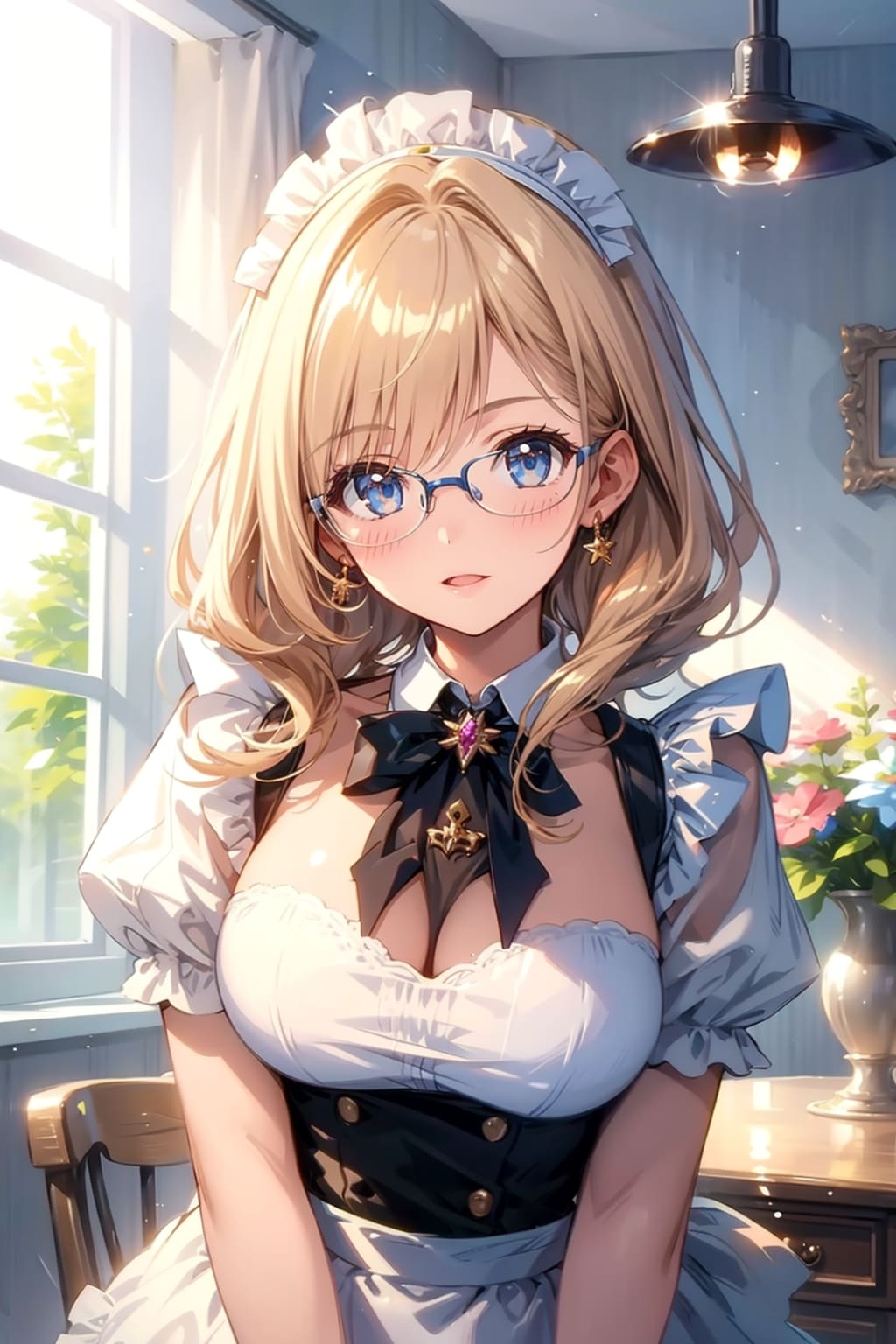 メガネ美少女メイド