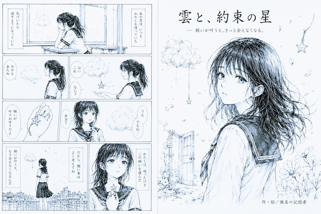 ChatGPTで不思議な漫画