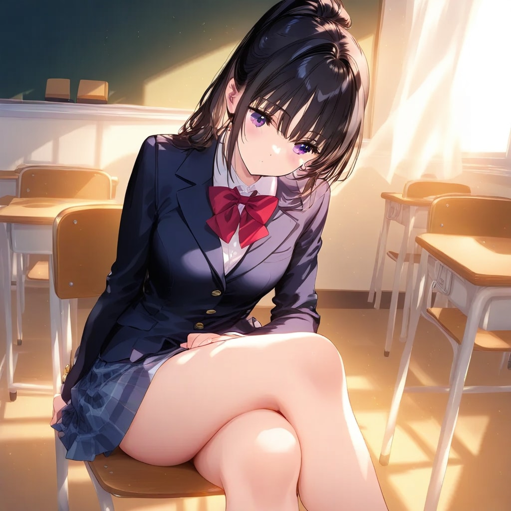 照れてる女の子